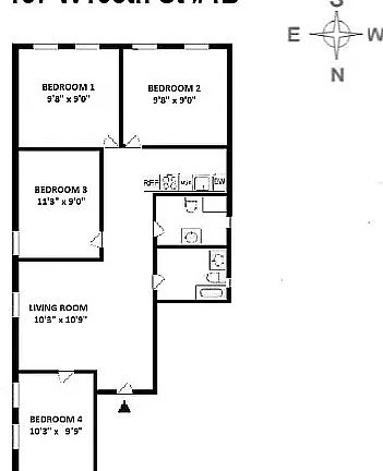 2nd image of 157 W 106th St APT 4B