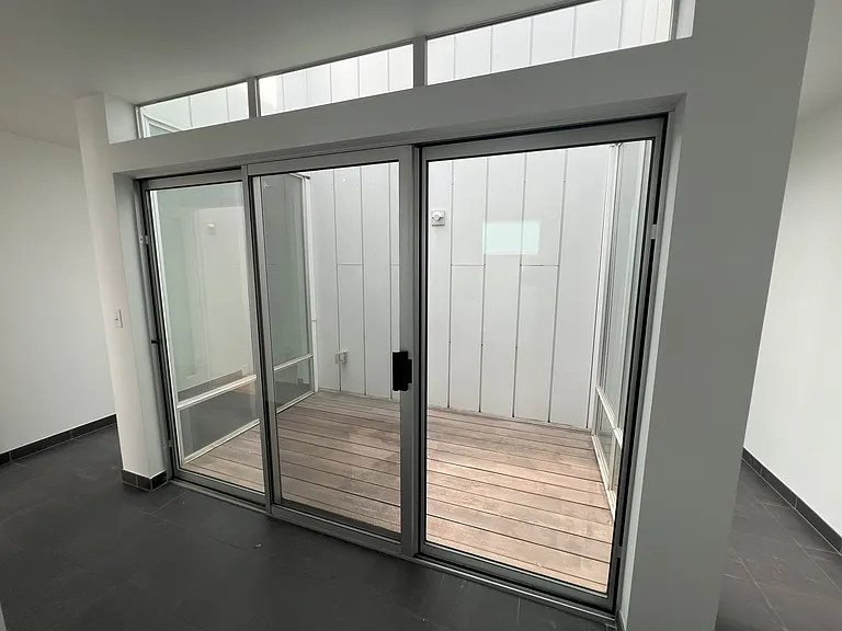 Private internal outdoor space in master bedroom