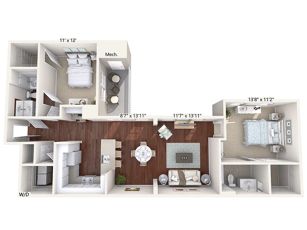 Floor plan B2-Std-Floor1