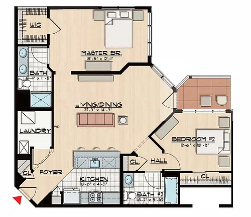 Floor plan B12