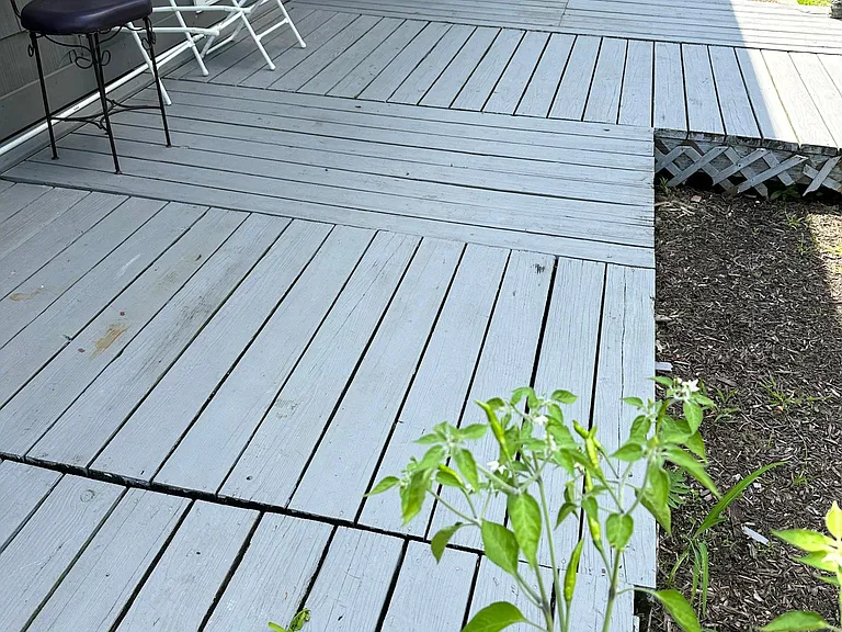 Patio off the kitchen