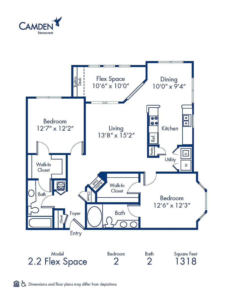 Floor plan 2.2 Flex Space