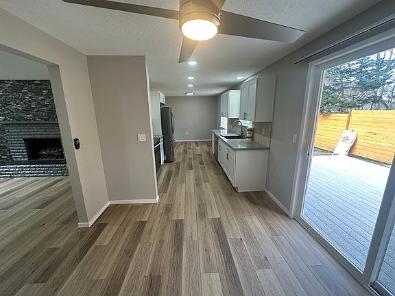 Dinning room and kitchen
