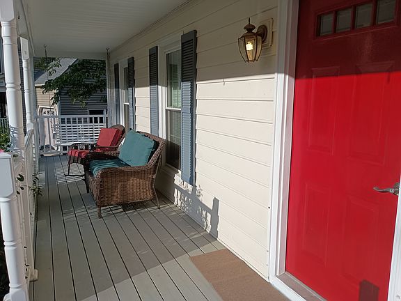 Sunny front porch