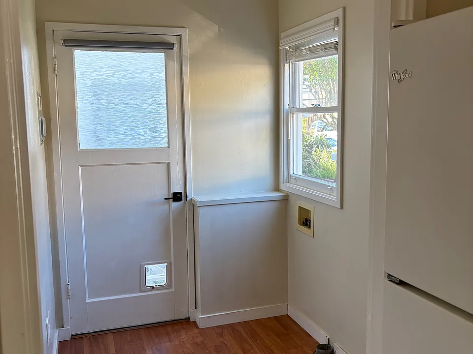 Laundry room.