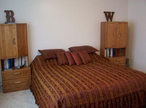 Master Bedroom: Relax in this large master...neutral colors add to the charm o