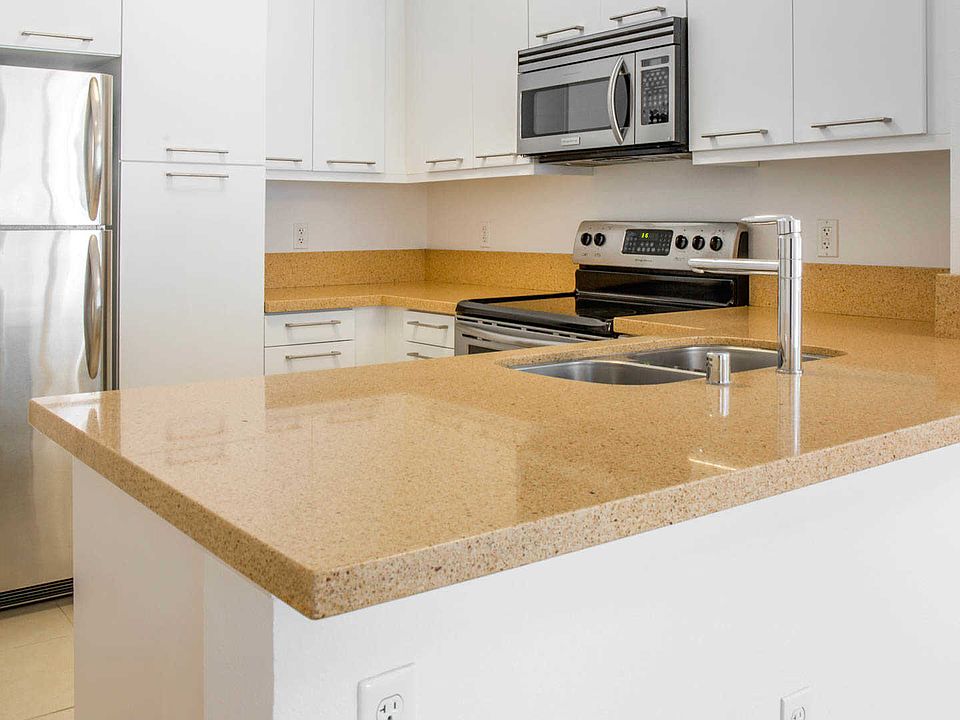 Kitchen with Stainless Steel Appliances and Granite Countertops