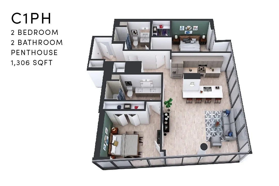 Floor plan Alina C1PH