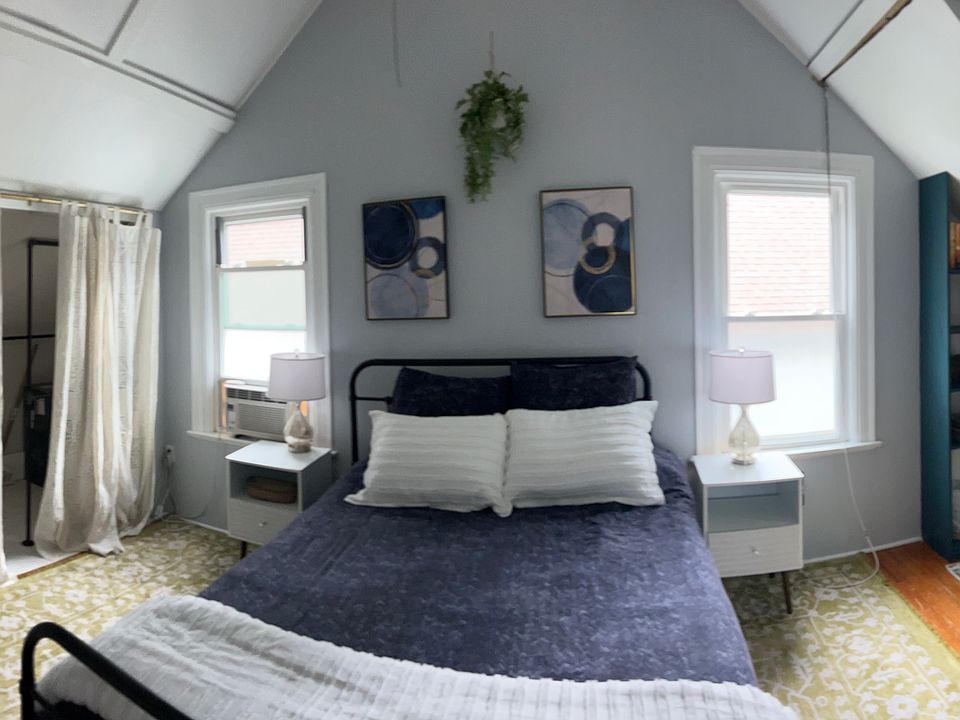 Main loft complete with 3 walk-in closets and one cosy reading nook!