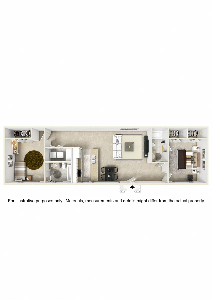 Floor plan Renovated Bennett