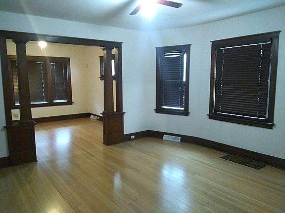 dining room and living room