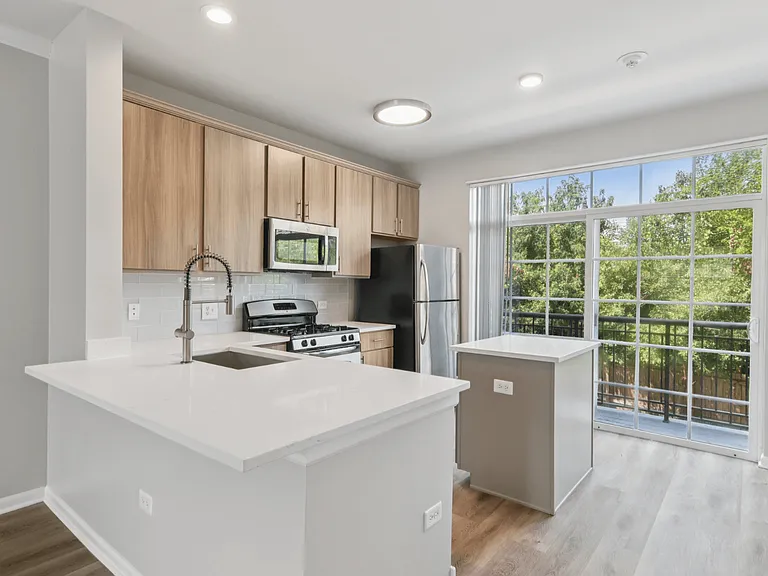 Davey Two Bedroom Townhome - renovated kitchen with island and nice views