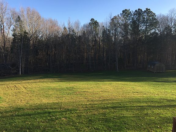 Backyard view from deck