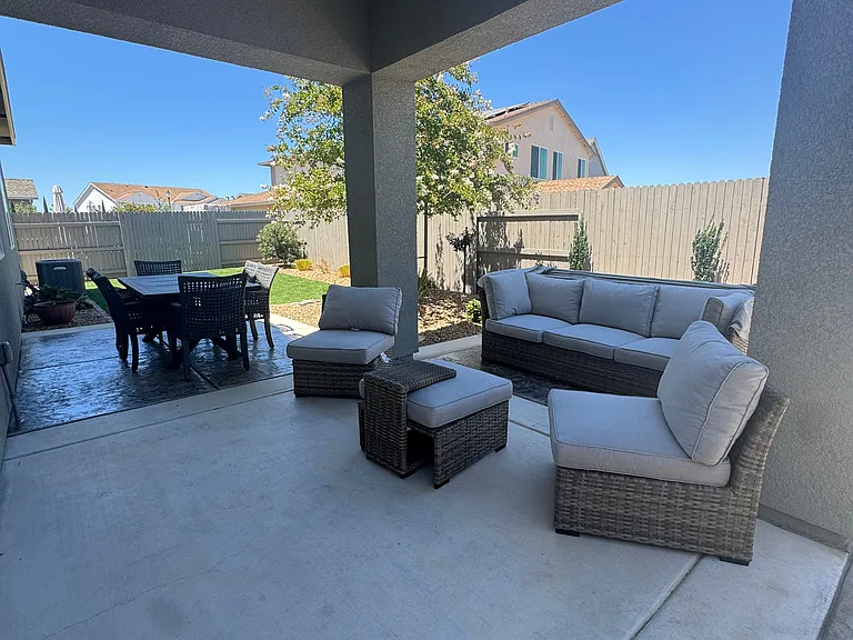 Backyard oasis