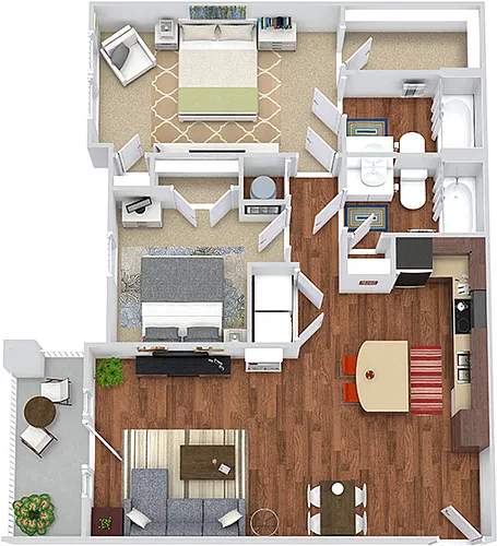 Floor plan Mathis