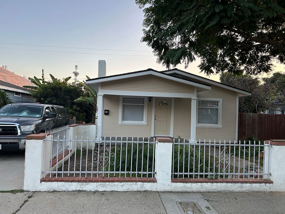 View from the street. Newly painted!