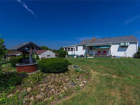 Another view of the Backyard with Rock Garden