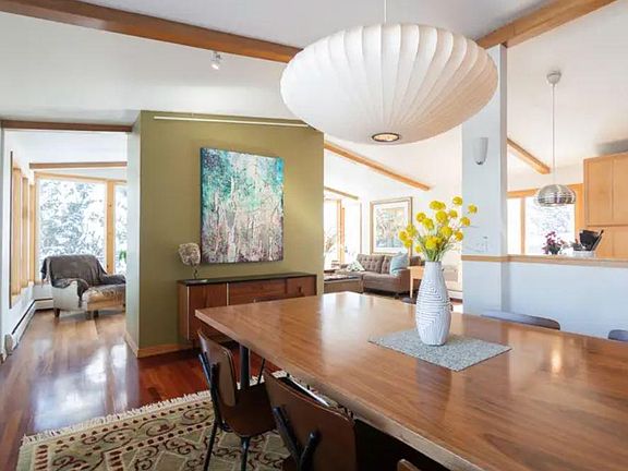 Custom made dining walnut dining table seats 10.