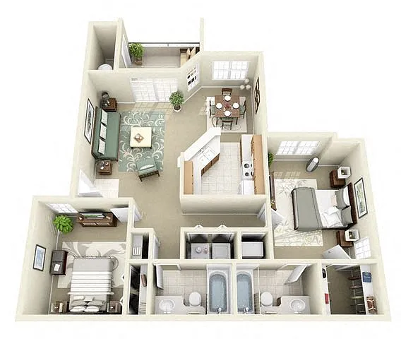 Floor plan Crescent