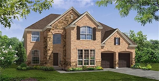 Artist rendering of the same floor plan and model