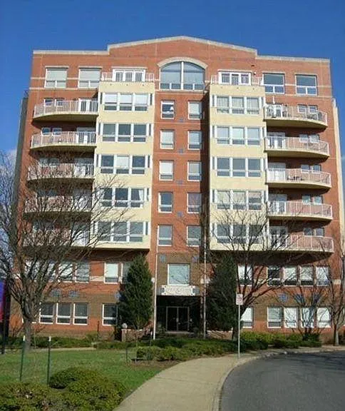 Side and front view of Lewis & Clark Square from McIntire Road.