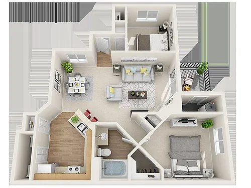 Floor plan Meadow Creek