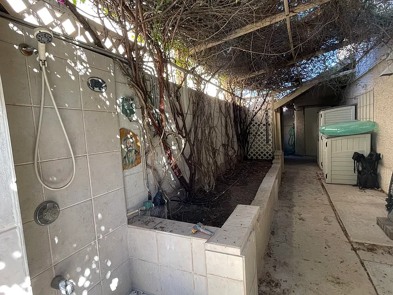 Permanent Planter & Outdoor Shower