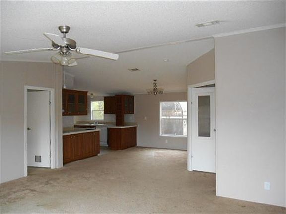 Enter into living room, Open dining area.