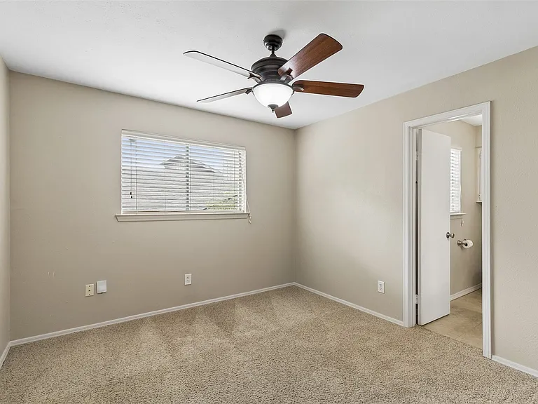 The secondary bedrooms are split from the master and have an adjoining bath between the two bedrooms.