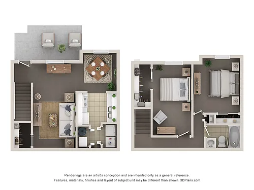 Floor plan B1 Townhome - Accord