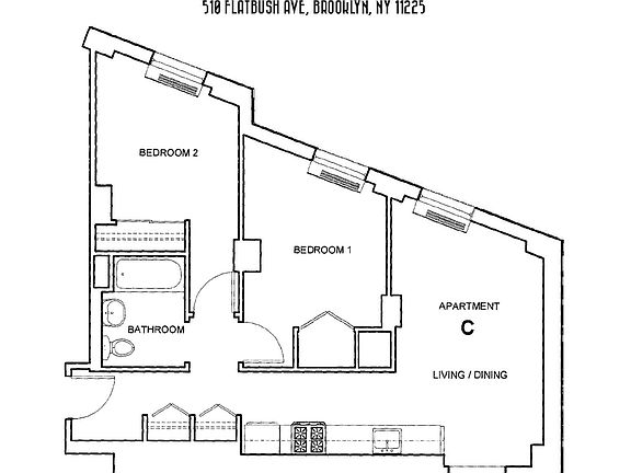 2nd image of 510 Flatbush Ave APT 6C