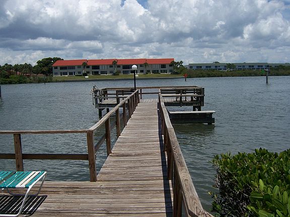Pier at back of property