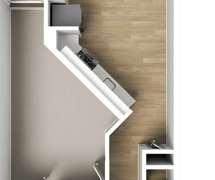 1 Bedroom Type B 1 Bedroom Type B