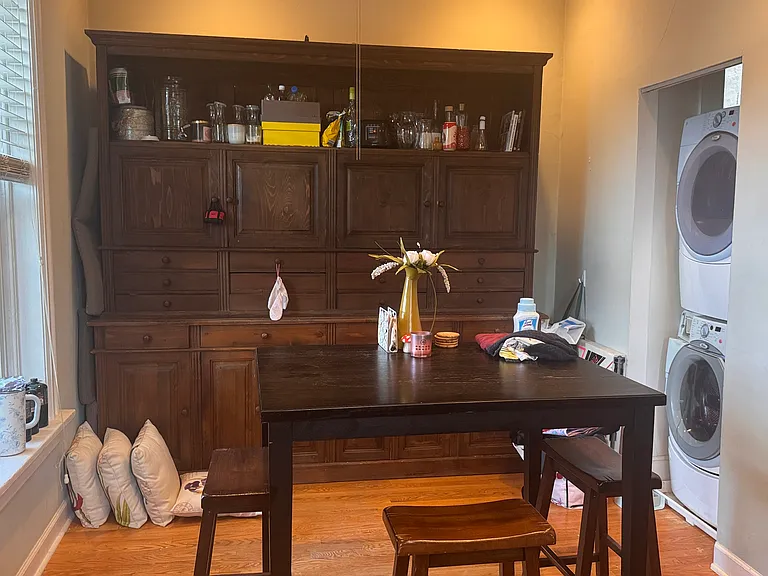 Dinning area off the kitchen,Washer and Dryer