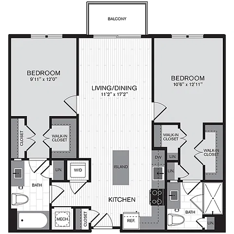 Floor plan 2B