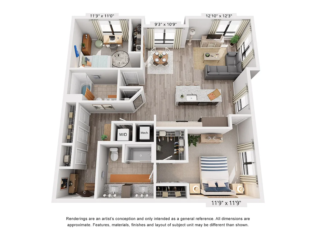 Floor plan Tidewater