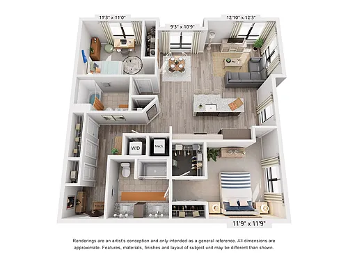 Floor plan Tidewater