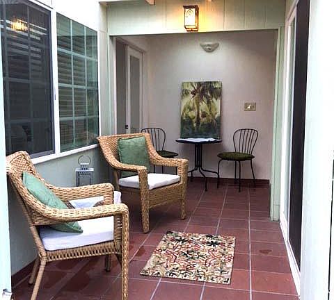 Courtyard entry