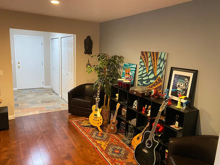 Living Room and Front Entrance