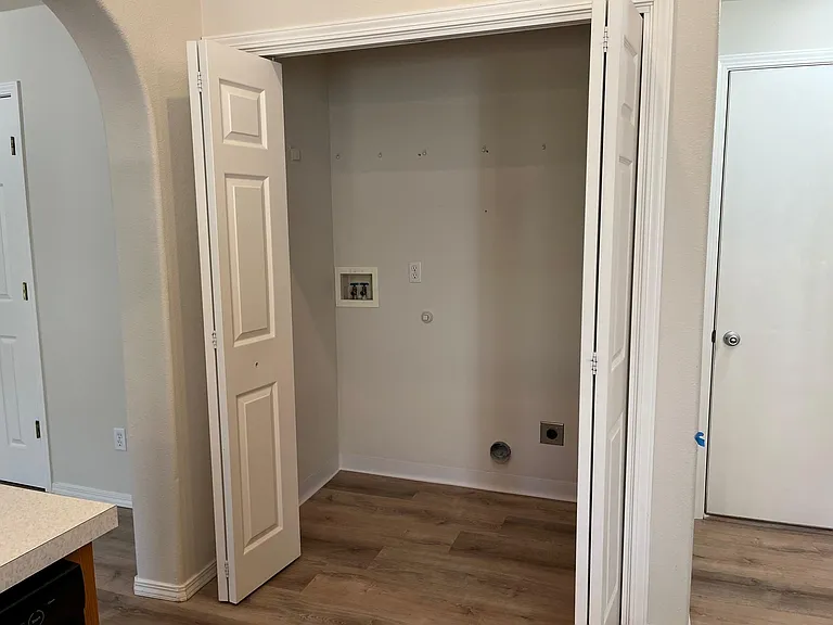 laundry area - tenant to provide washer/dryer
