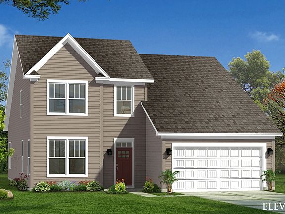 Rendering of elevation 1 of The Middleton Design by DRB Homes