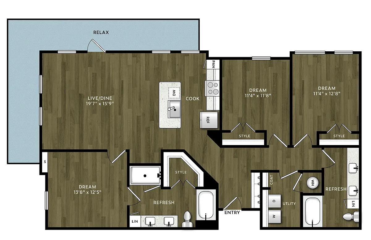Floor plan C1