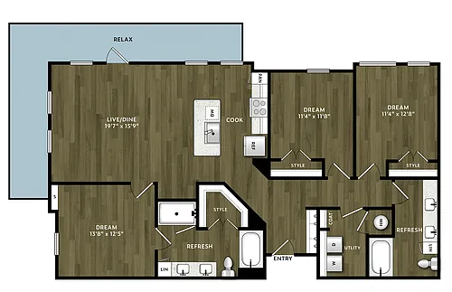 Floor plan C1