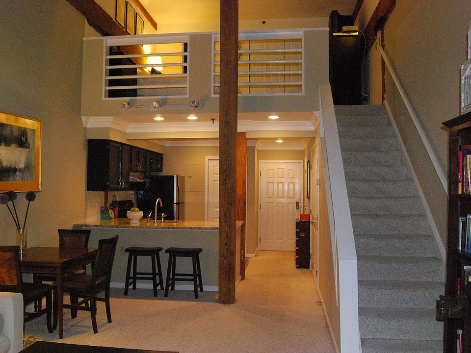 Living Room with view of Loft