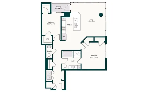 Floor plan B2