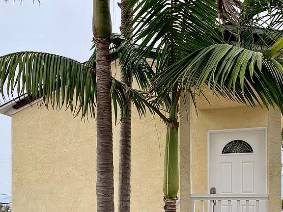 Front door with keypad