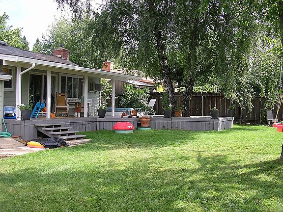 Backyard Deck Area