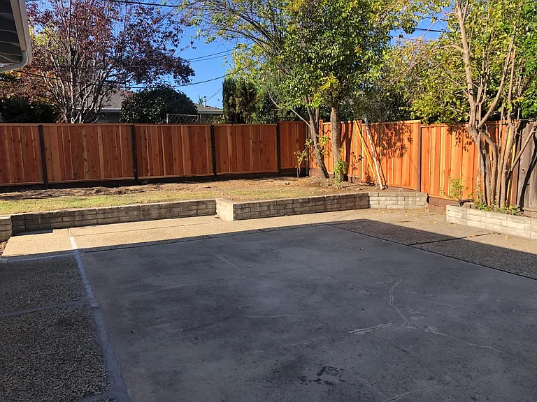 Backyard + Patio Area