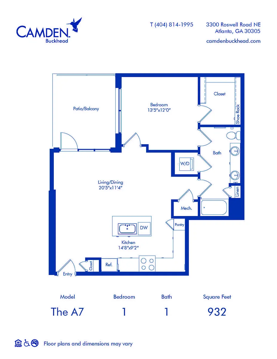 Floor plan The A7