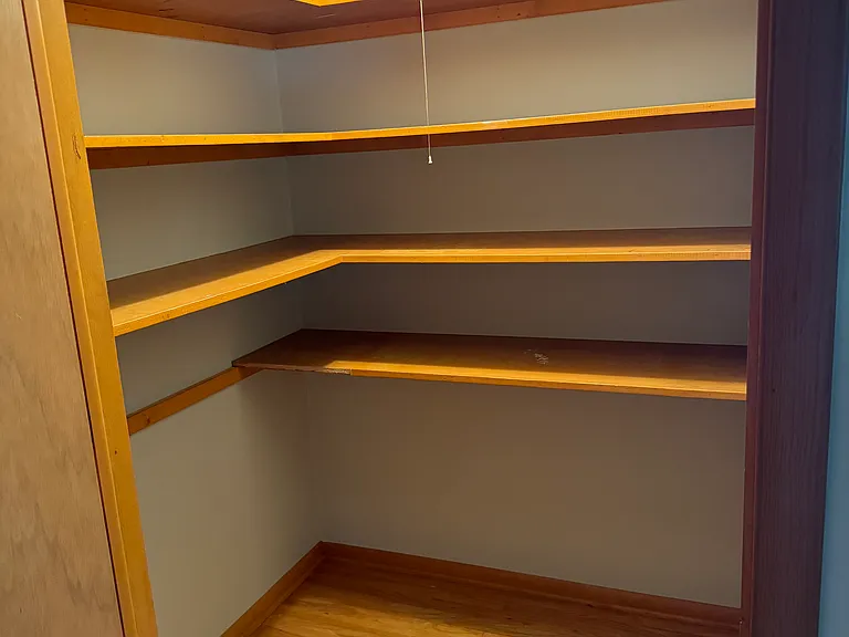 Spacious Storage Closet located in the hallway.